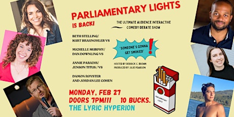 Parliamentary Lights: The Ultimate Audience Interactive Comedy Debate Show
