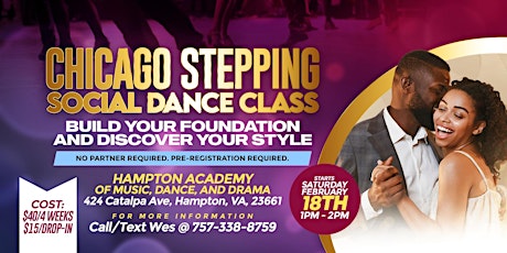 Hampton - Beginners Chicago Stepping Partner Dance Class