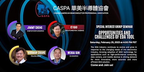 CASPA SIG Seminar I: Opportunities and Challenges of EDA Tool