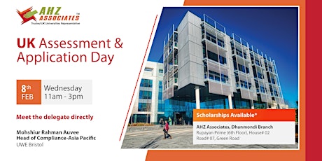 UWE Bristol Assessment & Application Day - AHZ Associates Dhanmondi
