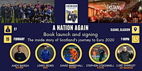 A Nation Again: Book launch and signing with Scotland players