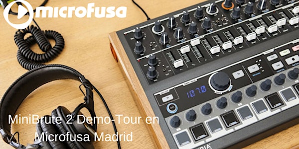 MiniBrute2 Demo Tour de Arturia en Microfusa Madrid