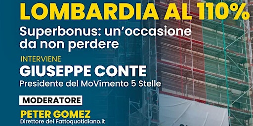 SuperBonus: ne parliamo con Giuseppe Conte