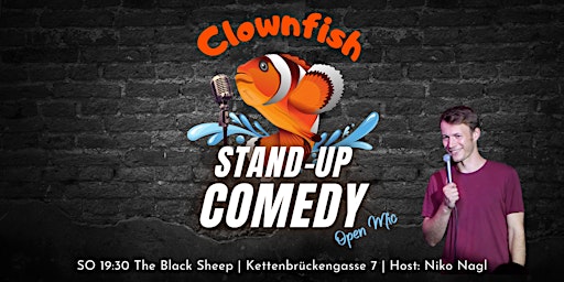 CLOWNFISH Stand-Up Comedy Show Wien | Open Mic #77 | Kettenbrückengasse 7