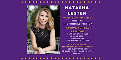 Imagen principal de Natasha Lester: On Writing Historical Fiction