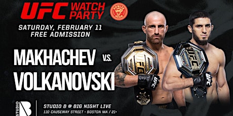 UFC 284 FREE Watch Party @ BIG NIGHT LIVE (STUDIO B)