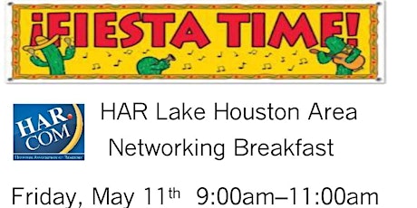 HAR Networking Breakfast-Lake Houston Area primary image