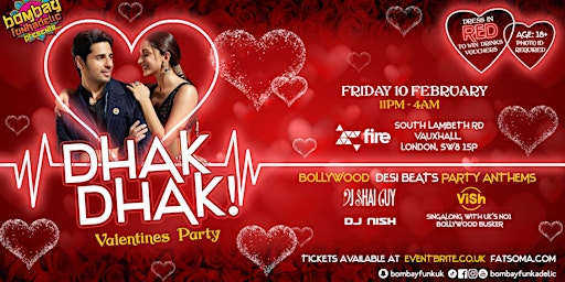 Dhak Dhak! Bollywood Valentines Party