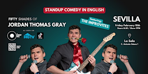 Sevilla: Standup Comedy in ENGLISH◎ 50 Shades of Jordan Thomas Gray