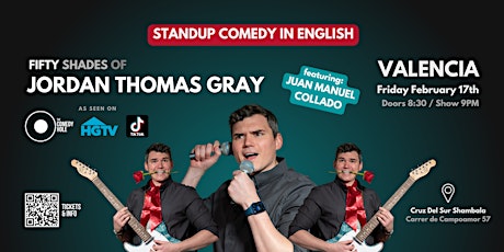 Valencia: Standup Comedy in ENGLISH ◎ 50 Shades of Jordan Thomas Gray