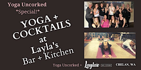 Yoga + Cocktails at Layla's Kitchen + Bar!