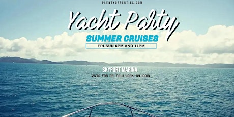 Latin Vibes NYC Yacht Cruise at Skyport Marina | Cabana Yacht @6PM