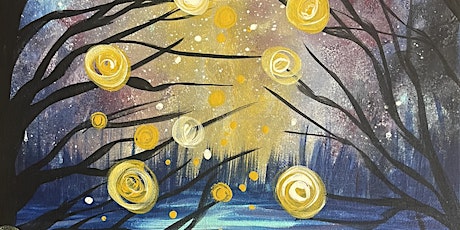 Winter Fireflies Painting at Corby's Public House