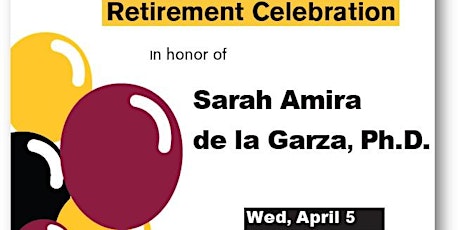 Retirement Celebration for Amira de la Garza