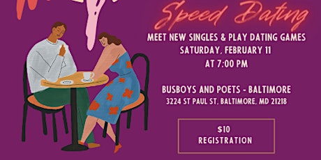 It's A Match: Valentine's Speed Dating| Baltimore |
