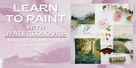 Imagen principal de Learn to Paint with Watercolours with Jan Owens