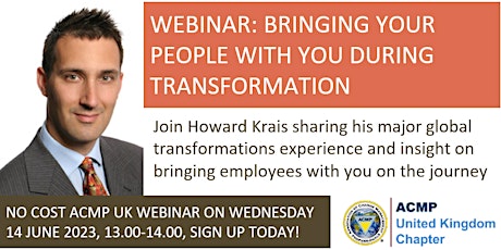 Webinar: Bringing your people with you during transformation