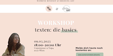 Workshop - texten: die basics