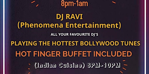 Bollywood Night With DJ Ravi