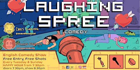 Laughing Spree Valentine's Special: English Comedy on a BOAT 14.02.