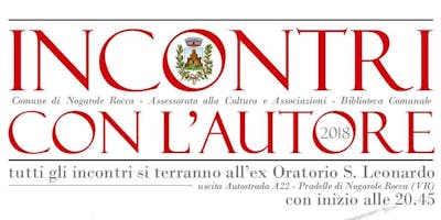 INCONTRI CON L'AUTORE INCONTRI CON L'AUTORE