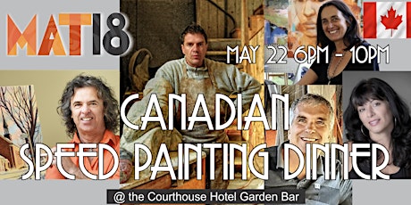 Canadian Speed Painting Dinner  primary image