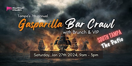 7th Annual Gasparilla Bar Crawl, Brunch & VIP - Tampa (The Patio)