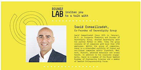 Hauptbild für Round2 Talk with Saeid Esmaeilzadeh