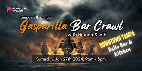 7th Annual Gasparilla Bar Crawl, Brunch & VIP - Tampa (Bello)