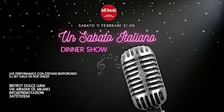 Un Sabato Italiano Dinner Show 11.02.23