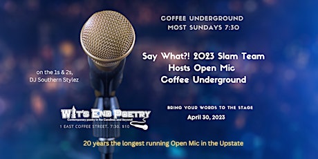 Say What Slam team hosts Open Mic at Coffee Underground