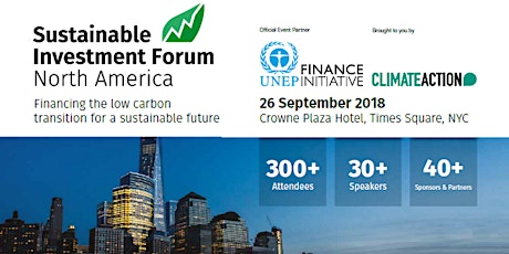 Sustainable Investment Forum 2018 - North America primary image