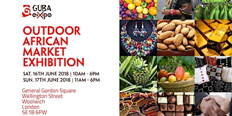 GUBA Greenwich Trade Expo 2018 - Outdoor African Market Exhibition primary image