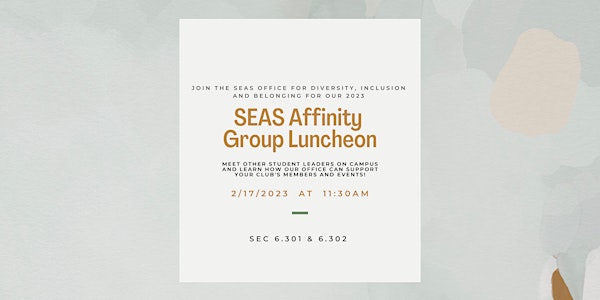 SEAS Affinity Group Luncheon