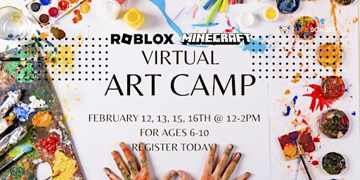 Roblox / Minecraft Virtual Art Camp