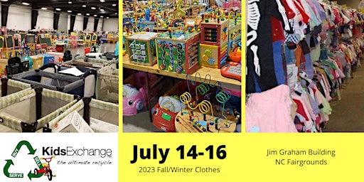 Primaire afbeelding van KX Kids Consignment Sale July 2023 - FREE admission!