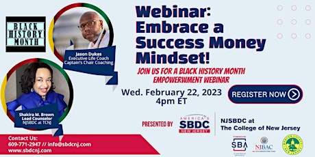 Webinar: Success Money Mindset: Strategies for Black  Business Owners