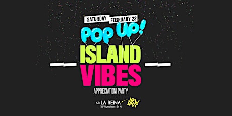 Primaire afbeelding van Island Vibes - Pop Up Appreciation Party