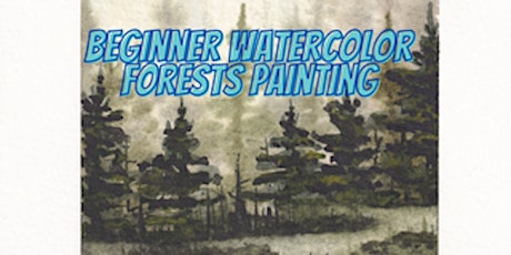 Beginner Watercolor Forests Painting