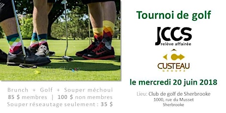 Tournoi de golf JCCS 2018 primary image