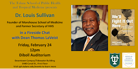 Book Signing and Conversations with the Honorable Louis W. Sullivan, M.D.
