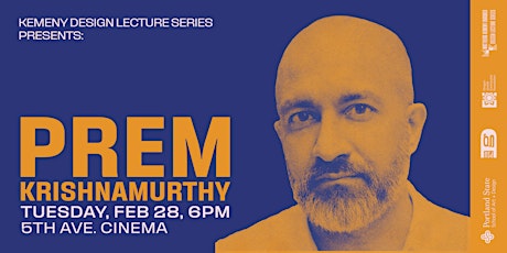 Kemeny Lecture Series Presents: Prem Krishnamurthy primary image