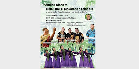 A Special Concert: Sending Aloha to Hālau Ka Lei Mokihana O Leināʻala