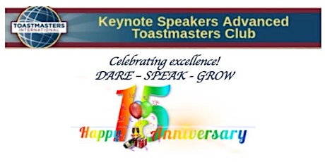Keynote Speakers 15th Anniversary primary image