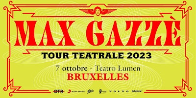 MAX GAZZÈ Tour teatrale 2023