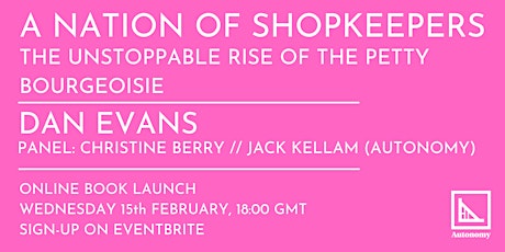 Book launch - 'A Nation of Shopkeepers' by Dan Evans