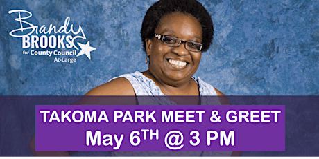 Meet & Greet Brandy Brooks in Takoma Park! primary image