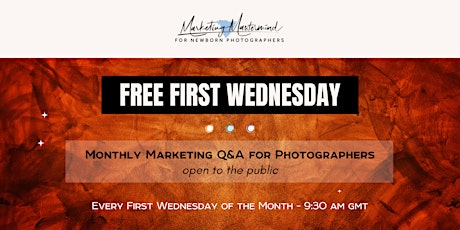 Free First Wednesday - Marketing for Togs