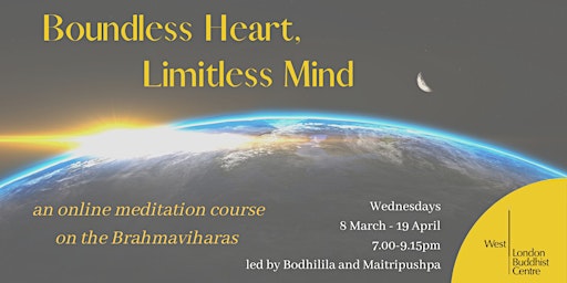 Online meditation course: Boundless Heart, Limitless Mind