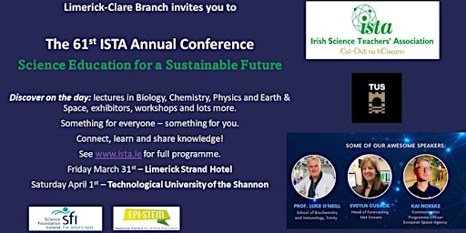 Irish Science Teachers Association Annual Conference and AGM